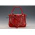 Chloe Marcie Satchel Crossbody Bag Dark Red Replica