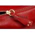 Chloe Marcie Satchel Crossbody Bag Dark Red Replica