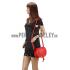 Chloe Marcie Flap Small Shoulder Bag Red