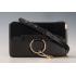 Cheap Chloe Faye Small Bag Black Suede Leather Flap