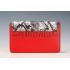 Chloe Faye Small Bag Red and Python Pattern Replica