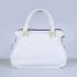 Chloe  9806 2way Lambskin White Handbag