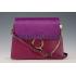 Chloe Faye Plum Shoulder Bag