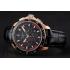 Chopard Mille Miglia GTS Black Dial Gold Case Black Leather Bracelet 1454001