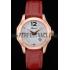 Chopard Red Leather Bracelet Watch 80276