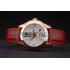 Chopard Red Leather Bracelet Watch 80276