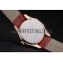 Chopard Red Leather Bracelet Watch 80276