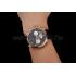 Replica Chopard L.U.C 8HF Power Control Black Dial Black Leather Bracelet 1454002