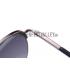 Giorgio Armani Aviator Black Lens Sunglasses 307875