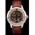 Emporio Armani Meccanico Brown Leather Strap Open Dial 98249 Replica