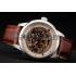 Emporio Armani Meccanico Brown Leather Strap Open Dial 98249 Replica