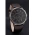 Emporio Armani  Chronograph Brown Dial Silver Case Brown Leather Bracelet  622341