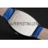 Franck Muller Casablanca Blue Croco Leather Band  621643