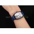 Franck Muller Casablanca Blue Croco Leather Band  621643