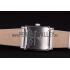 Franck Muller Master Square Diamond Encrusted Stainless Steel Bezel White Croco Bracelet 80284