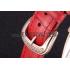 Franck Muller Casablanca Red Croco Leather Band Crystal Encrusted Bezel  621647