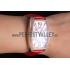 Franck Muller Casablanca Red Croco Leather Band Crystal Encrusted Bezel  621647