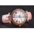 Cheap Franck Muller Double Mistery 4 Saisons White Dial Rose Gold Case Light Pink Leather Strap