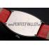 Franck Muller Casablanca Red Croco Leather Band  621644