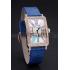 Replica Franck Muller Long Island  White Dial Diamonds Case Blue Leather Band  622376