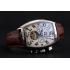 Franck Muller Casablanca White Dial Red Accent Number Tourbillon 41958