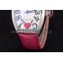 Franck Muller Heart Pink Leather Band  621586