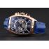 Franck Muller Casablanca Blue Croco Leather Strap Blue Dial 80278