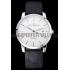 Swiss Girard-Perregaux 1966 White Dial Silver Case Black Leather Strap