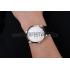 Swiss Girard-Perregaux 1966 White Dial Silver Case Black Leather Strap