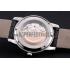 Swiss Girard-Perregaux 1966 Black Dial Silver Diamond Case Black Leather Strap