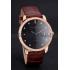 Cheap Swiss Girard-Perregaux 1966 Black Dial Gold Diamond Case Brown Leather Strap