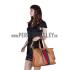 Gucci Rania Web Cognac Leather   Handle Tote