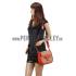 Gucci Lady Web GG Canvas And Orange Leather Medium Bag  18926782