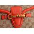 Gucci Lady Web GG Canvas And Orange Leather Medium Bag  18926782