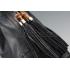 Cheap Gucci Medium Woven Tassels Black Leather Hobo 607325