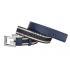 Gucci Multicolor Leather Belt with Square G Buckle Blue