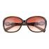 Gucci Elegant Oval Shaped Brown and Yellow Sunglasses 308032