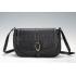 Gucci Medium Horsebit Black Leather Flap Bag 607336