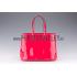 Gucci Bright Bit Pink Patent Leather  Handle Tote