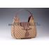 Gucci Emily GG Canvas Light Plum Leather Trim Hobo