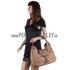 Gucci Emily GG Canvas Light Plum Leather Trim Hobo