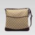 Gucci Messenger bags 145857 Khaki Canvas Medium Bag