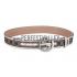 Cheap Gucci White Leather Belt with Silver Interlocking G Buckle