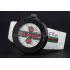 Gucci White Rubber Band White Round Dial 2165-310 Replica