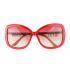 Gucci Guccissima Pattern Red Frame Sunglasses 308085