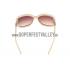 Gucci Guccissima Pattern Red Frame Sunglasses 308085