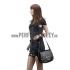 Gucci Ribot Horse Head Black Croc Leather Flap Bag