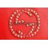 Replica Gucci Soho Disco Studded Leather Bag Red