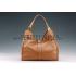 Gucci Soft Stirrup Tan Leather Large Shoulder Bag