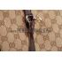 Gucci GG Supreme Canvas And Brown Leather Tote 18926777